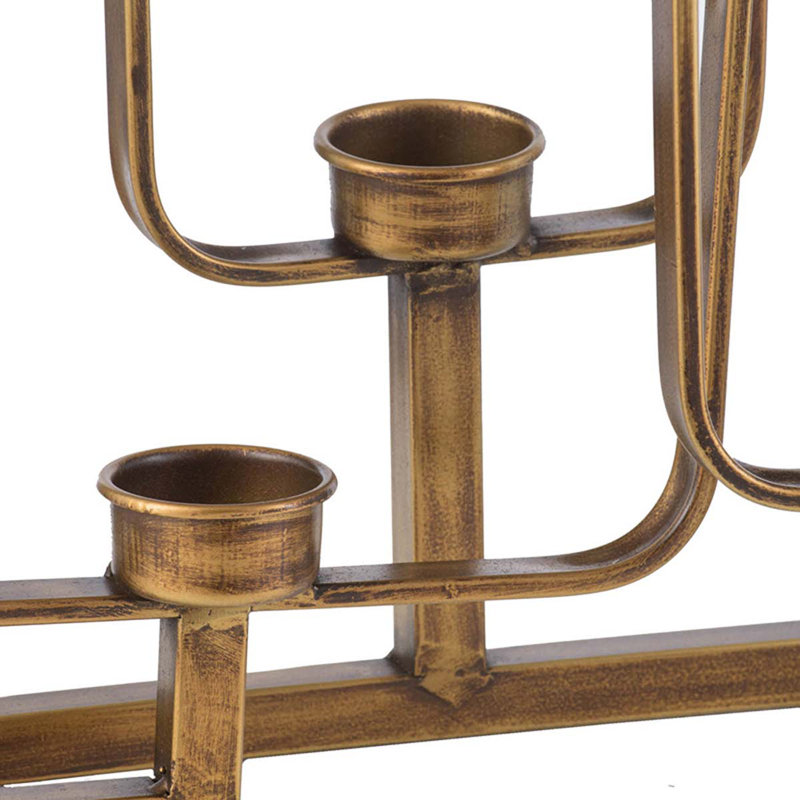 12.2'' H Metal Tabletop Candelabra