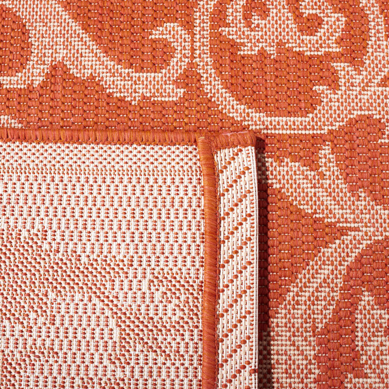 Tapis d'intérieur / extérieur à fleurs Herefordshire Performance, Rectangle 5 pi 3 po x 7 pi 7 po