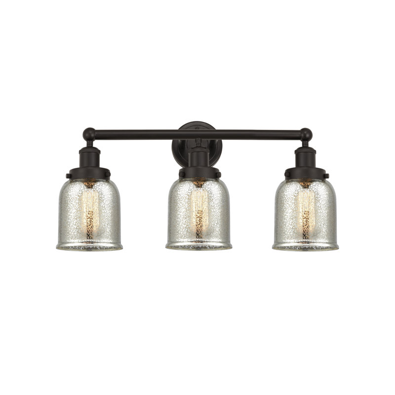 Éclairage de salle de bain à intensité variable à 3 lumières Armoni, gris, Bronze huilé