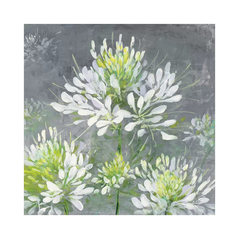 Farmhouse Cleome I by Julia Purinton - Wrapped Canvas Painting, 30.48 cm H x 30.48 cm W