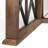 Beedeville Solid Wood Iron Writing Desk