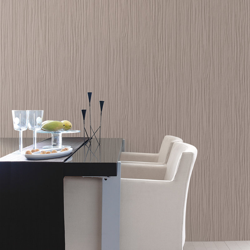10m x 53cm 3D Embossed Wallpaper Roll, Brown