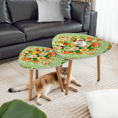 Ensemble de 2 tables gigognes Triangle Nesting