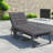 Adjustable Steel Mesh Patio Lounge Chairs, Modern Outdoor Recliner For Home Relaxation
