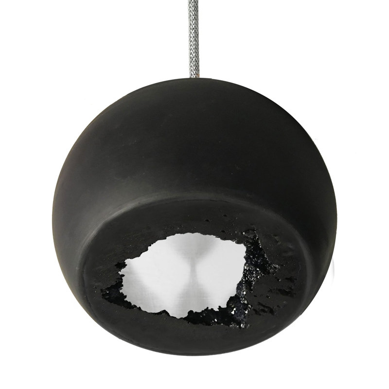 8 - Light Chandelier, 36" H x 24" W x 24" D, Brass, Black