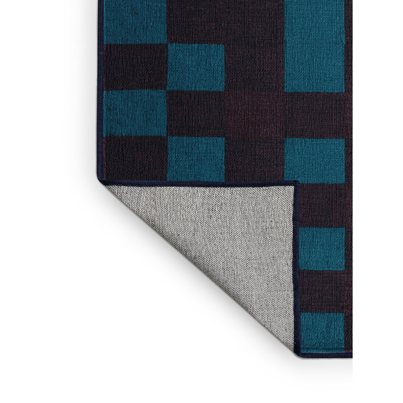 Tapis mauve lavable à la machine, Tapis de couloir 2 pi x 4 pi