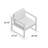 Garley Metal Outdoor Lounge Chair
