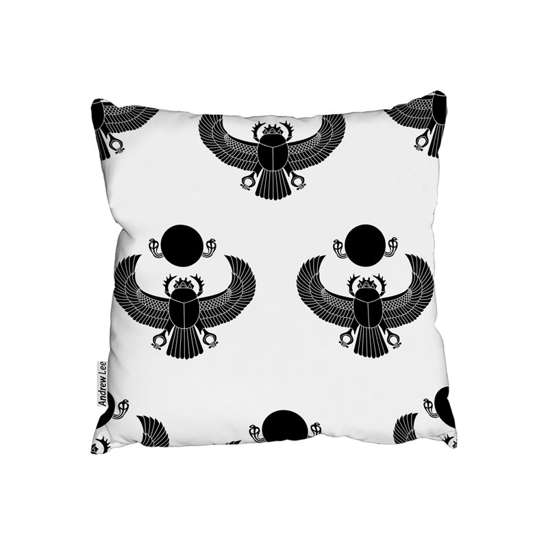 Scarab Silhouette Cushion Cover, 60cm x 60cm