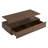 Modern Walnut Rectangular LED Lights Coffee Table With 2 Drawers In 47.2"-1286028128