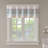 Dawn Aqua Floral Printed and Pieced 50x18'' Window Valance-1384927015