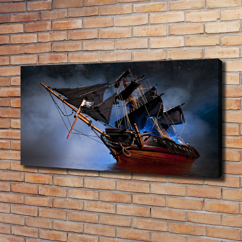 Pirate Ship - Wrapped Canvas Print