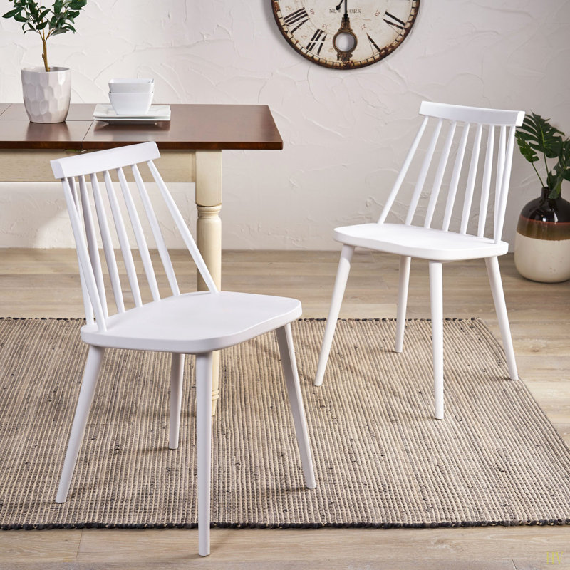 Chaises de salle à manger Farmhouse, Blanc