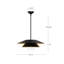 Luminaire suspendu conique à 1 lumière Davant