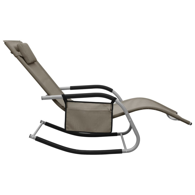 Chaise longue double 59,6 po Enderlin, Gris