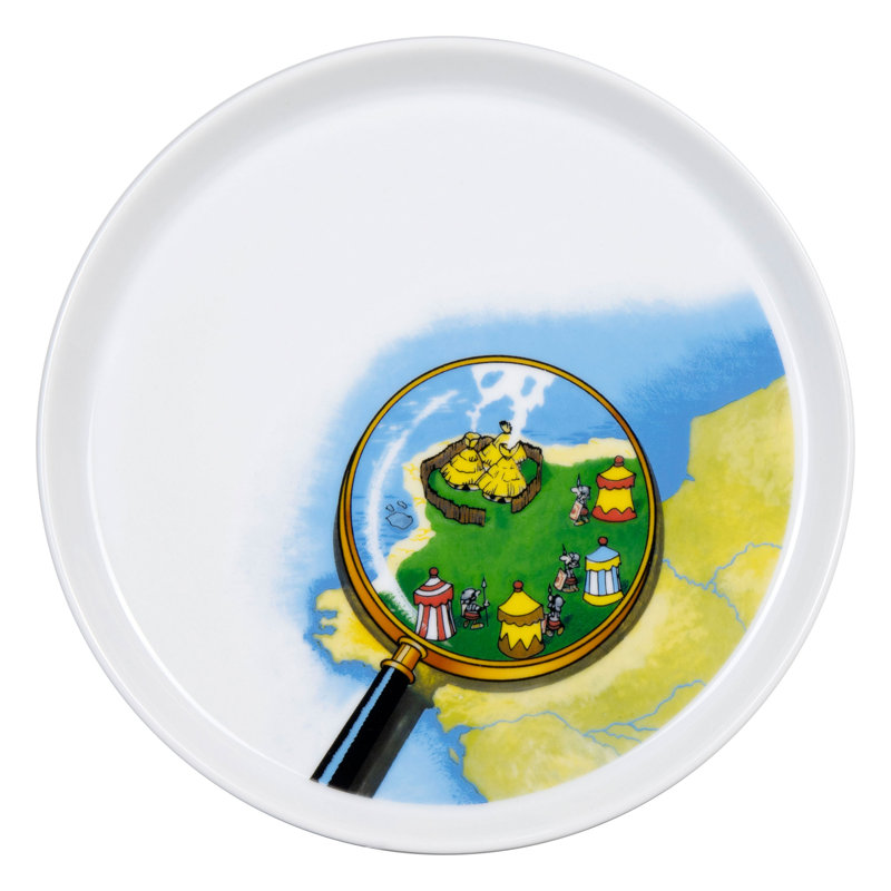 Coup Asterix - Gallic Village Porcelain Plate