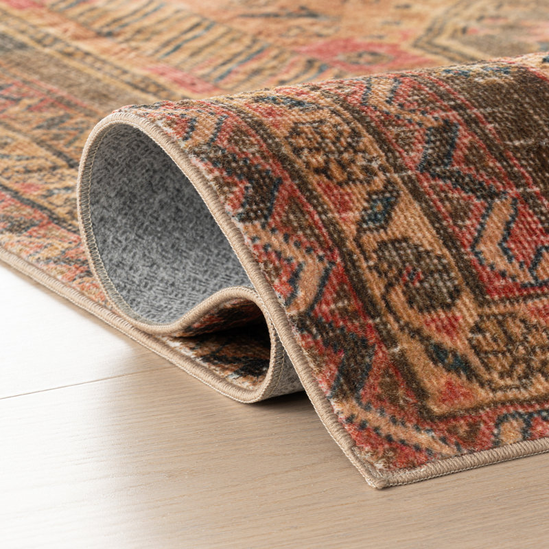 Tapis lavable Ottavia Medallion, Rectangle 4pi x 6 pi
