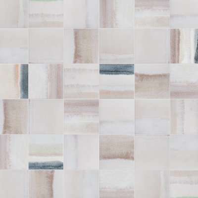 Carreau de sol et de mur en porcelaine aspect pierre 6 po x 6 po Matter Canvas