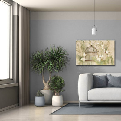 'Birdcage Bamboo'  by Cheri Blum Canvas Wall Art