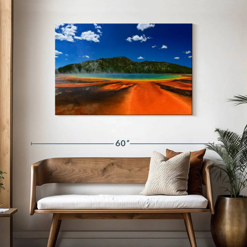 Alvord Yellowstone Prismatic Spring, 30" H x 45" W