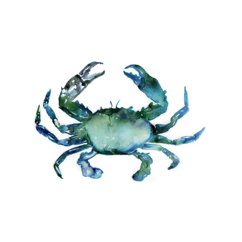 Crab by Edward Selkirk - Wrapped Canvas Painting Print, 66.04 cm H x 45.72 cm W x 3.175 cm D
