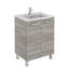 Ensemble de meuble-lavabo simple avec miroir Logic-46357534-125004084