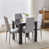 Grey Leather Line Chairs#4 is out of stock