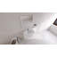 Ensemble de meuble-lavabo mural simple 36 po avec miroir | 2 tiroirs à fermeture en douceur et 1 porte à fermeture en douceur, lavabo en céramique et finition imperméable à 5 couches-143642506