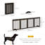 Martinez Wood Free Standing Pet Gate-920069885
