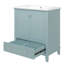 Meuble-lavabo de 30 pouces avec lavabo, armoire multifonctionnelle avec portes et tiroir, panneau de fibres à densité moyenne durable et structure solide-1861355511