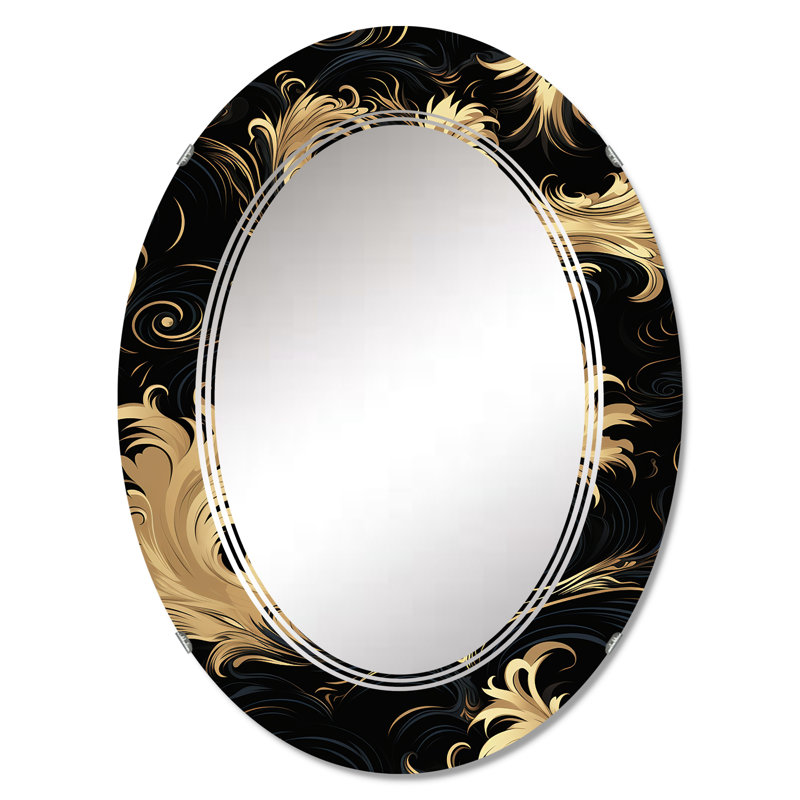 Miroir mural ovale, miroir décoratif décoratif - Didymus, 30 po x 20 po