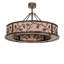 45" Wide Oak Leaf Pendant