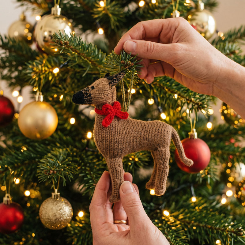 Arcadia Home Great Dane Hand-Knit Ornament