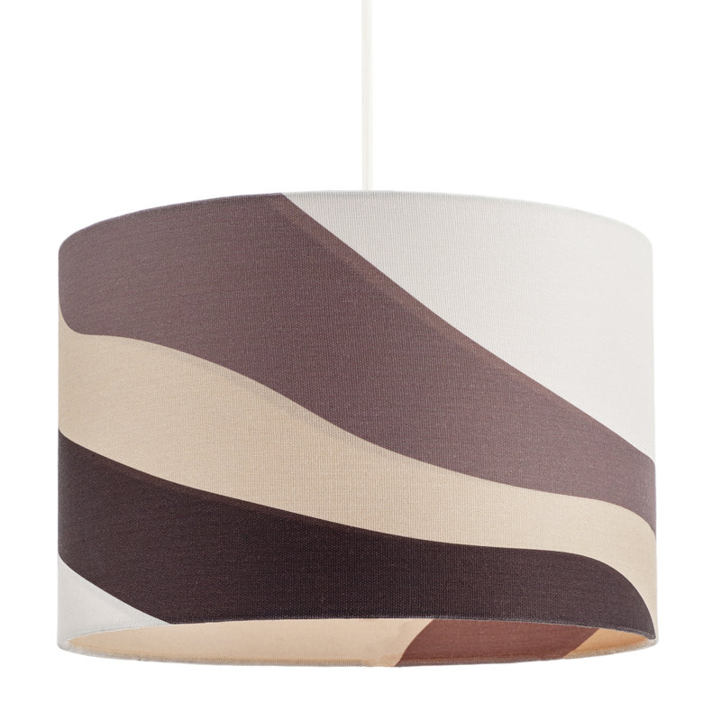 20 cm H Drum Fabric Lamp Shade ( No Direct Attachment Method ), Tan