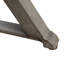 Banc moderne gris foncé pour les espaces extérieurs - aluminium, structure en aluminium robuste et élégante
