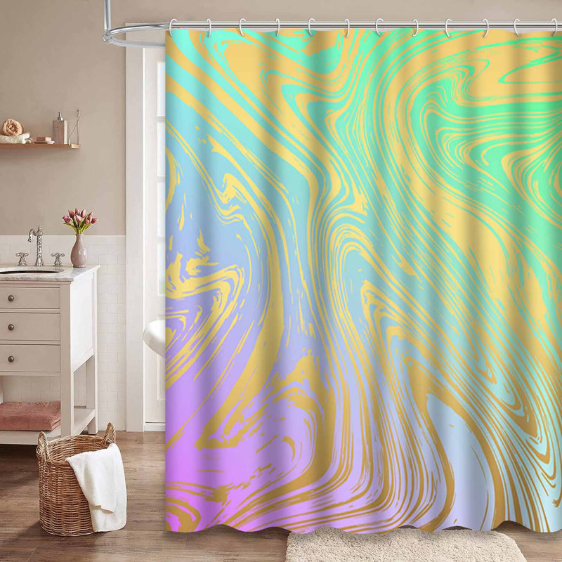 Rideau de douche Marble Marble, 72" L x 72" W