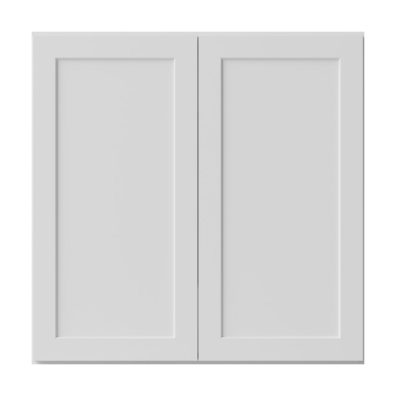 Armoire de cuisine en bois massif prête à assembler, White, H 42 po x l 42 po x P 12 po