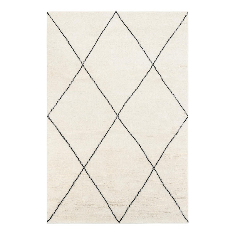Ans Wool Indoor Rug, Rectangle 5'1" x 8'