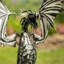 Piquet de jardin dragon "Moonfyre"