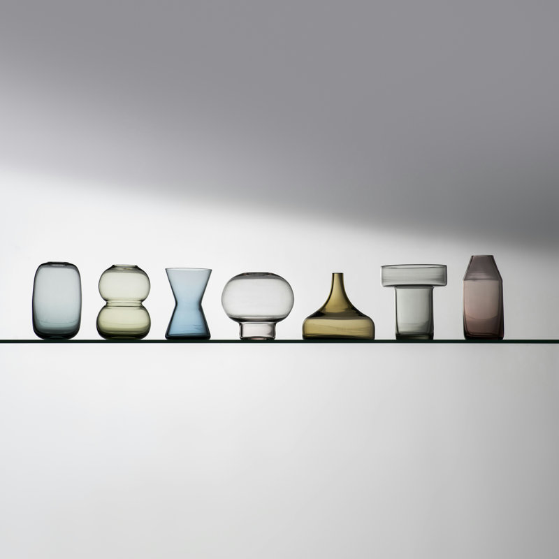 Vase de table en verre