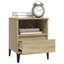 Mervel Manufactured Wood Bedside Table-1132773894-1081786331