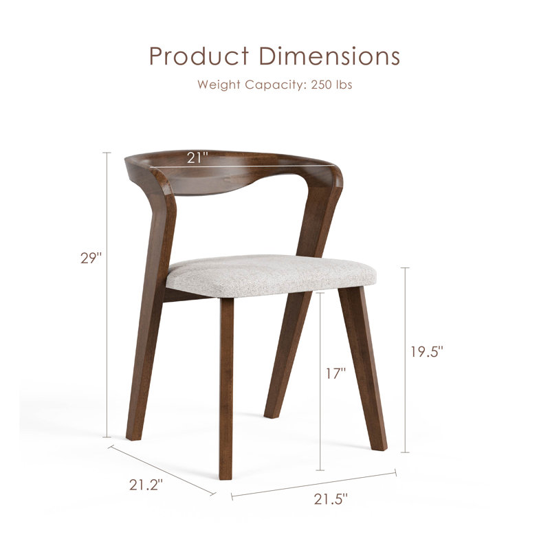 Rozella Solid Wood Side Chairs