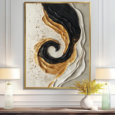 Impression sur toile encadrée Goldern