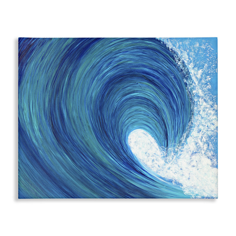 «Swirling Ocean Wave» par Megan Morris, H 24 po x l 30 po