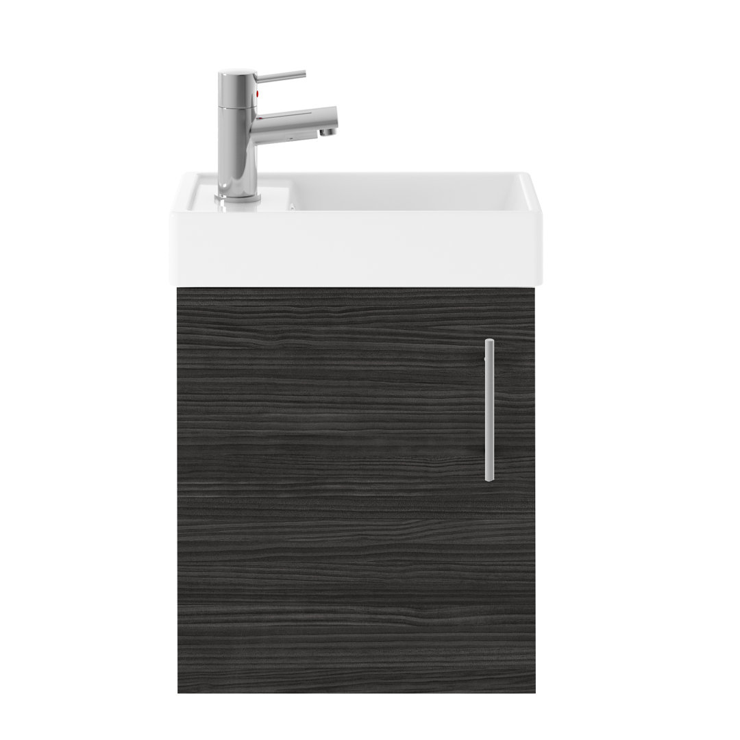 Vault 400mm Single Bathroom Vanity with Integrated Vitreous China Basin