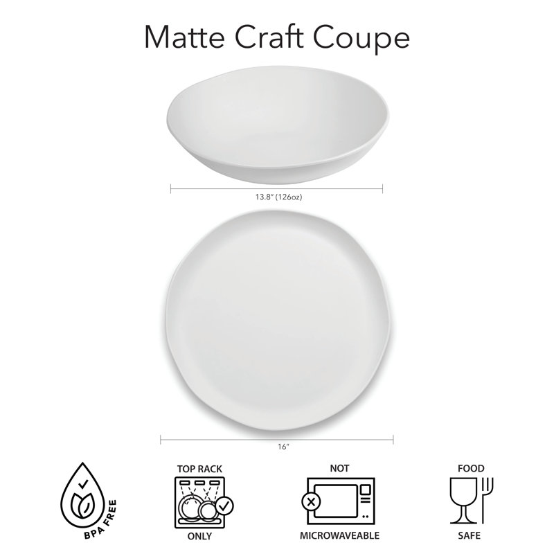 Symple Stuff Blinda Melamine Platter