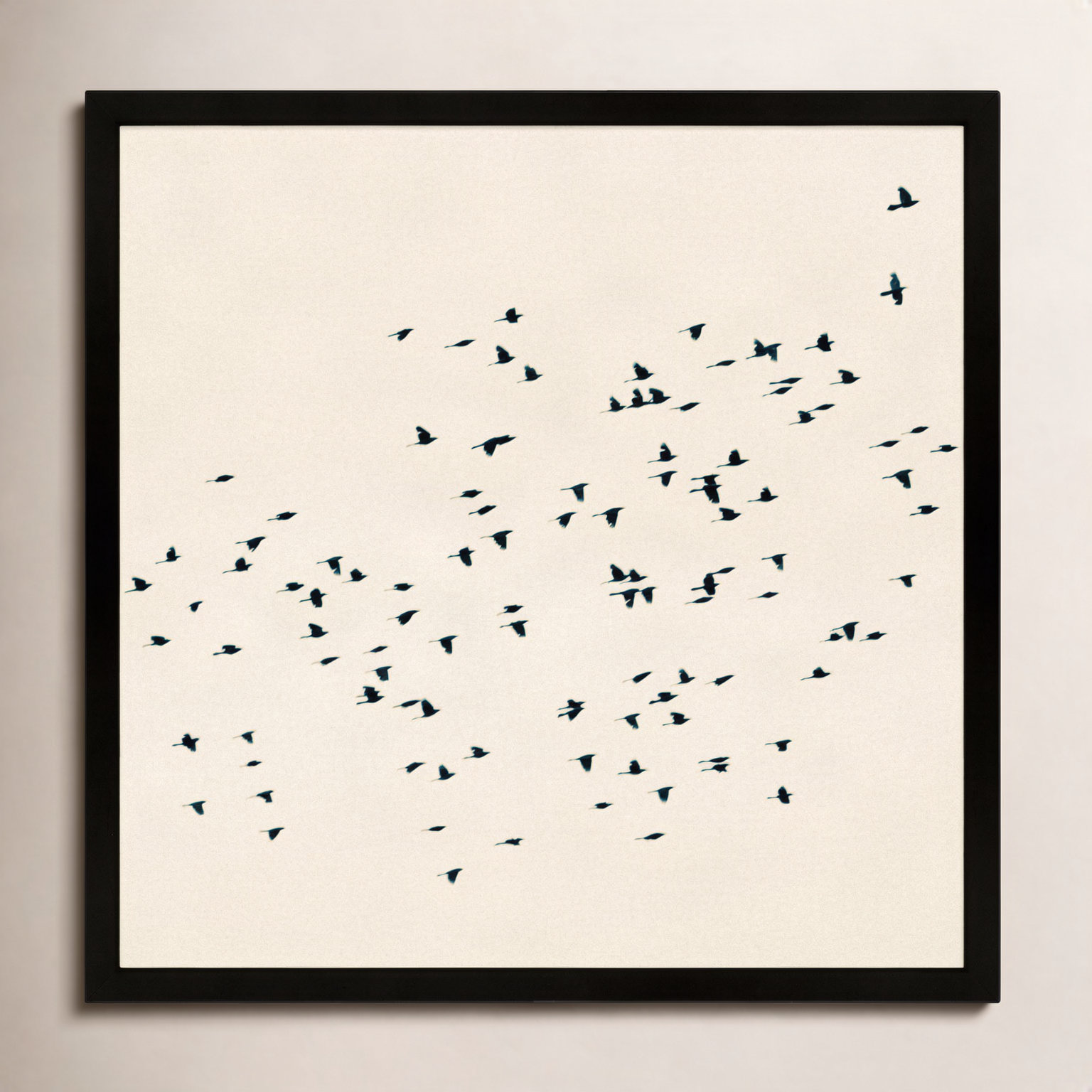 Garden Sign "Soaring" Print by Peter Dušek, Black, 16" H x 16" W x 1.25" D
