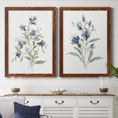 " Linen Botanical III " 2 - Pieces