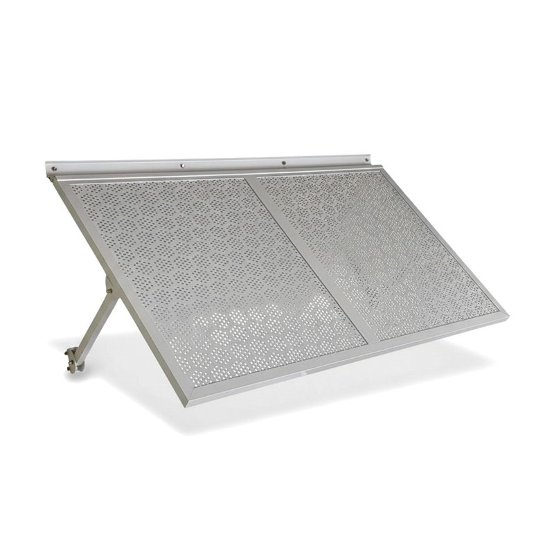 Auvent Haze en métal 5,6 - Blanc, L 66 po x P 24 po