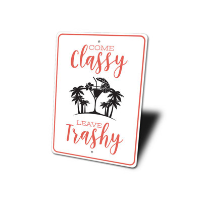 Beach Aluminum Sign
