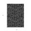 Tapis intérieur / extérieur lavable noir anthracite et ivoire 10 pi x 14 pi